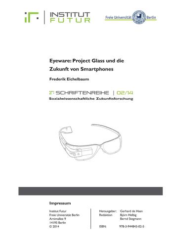 Eichelbaum: Eyeware: Project Glass und die Zukunft von Smartphones