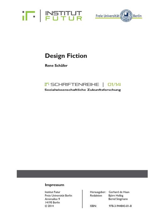 IF-Schriftenreihe_0114_Schäfer_Design Fiction