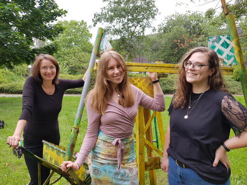 Susanne Heinze-Drinda (left), Jamie-Celine Reichelt (middle), Ronja Kumpe (right)