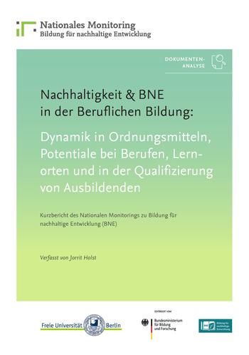 Neue Ergebnisse des Nationalen BNE-Monitorings in der Beruflichen Bildung