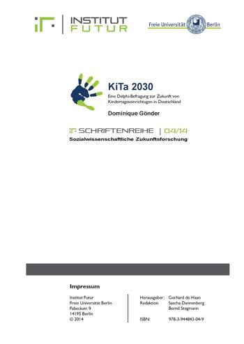 if-Schriftenreihe 04/14: KiTa 2030