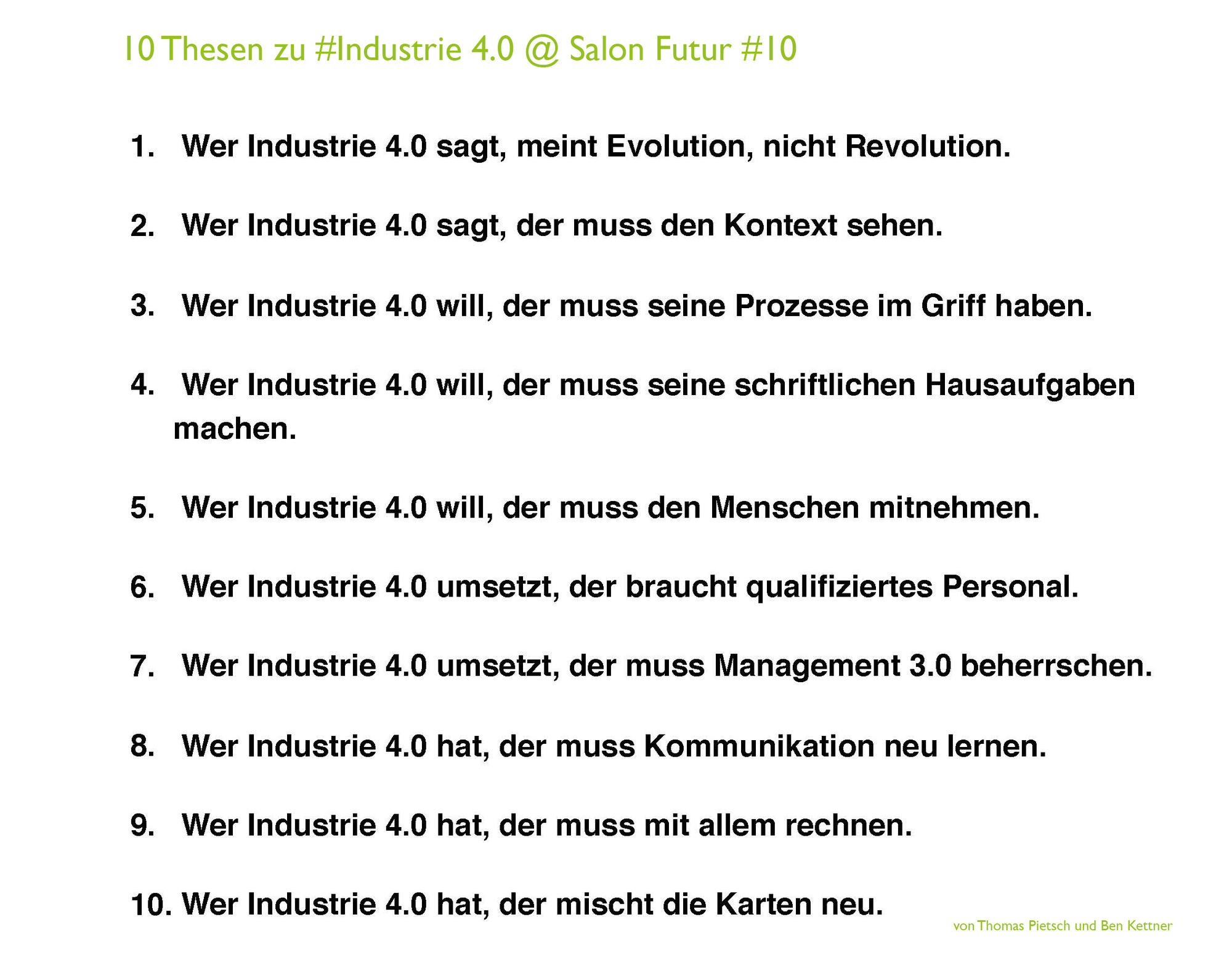 10_Thesen_#Industrie 4.0