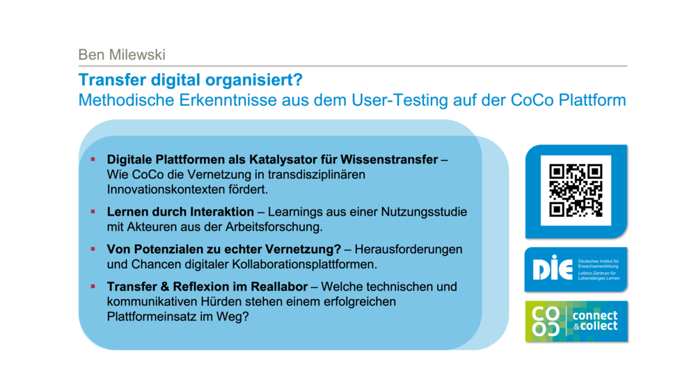 Transfer Digital Organisiert