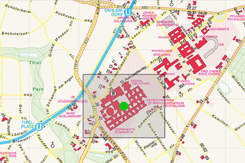 Lageplan Rost- und Silberlaube