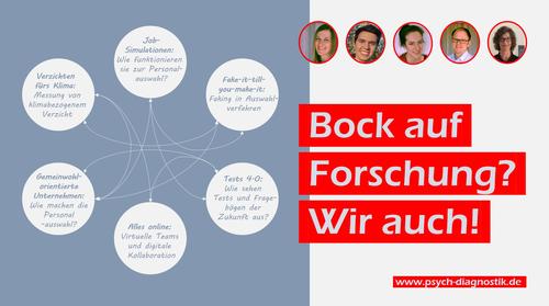 Forsch' mit uns! Es gibt viele spannende Bachelor- und Masterarbeitsthemen!