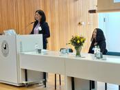 Senatorin Katharina Günther-Wünsch und Prof. Dr. Marianne Schüpbach